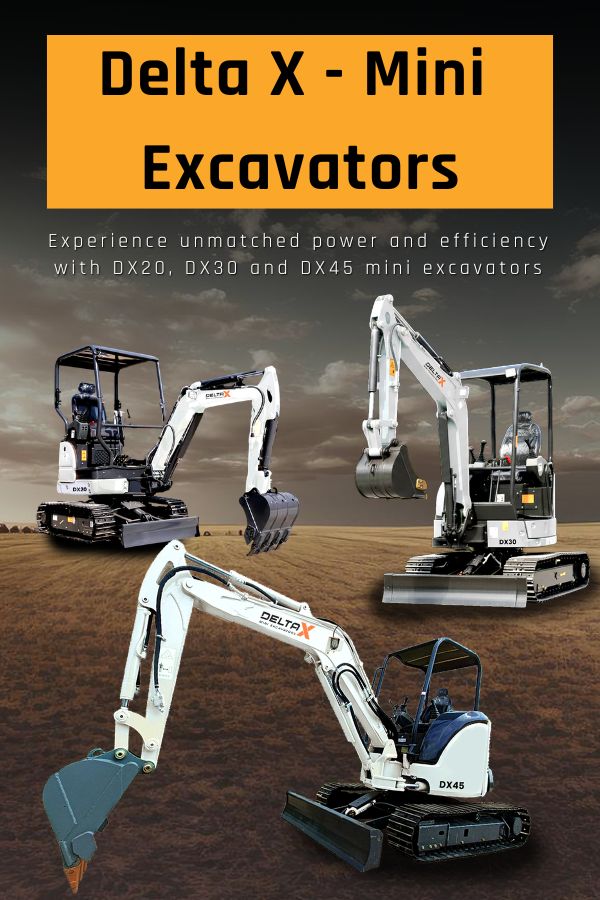 Delta X - Mini Excavators mobile